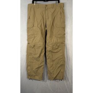Eddie Bauer Travex Convertible Hiking Pants Men's True Size 38x30 Cargo Pockets